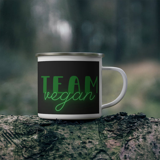 Emaljmugg - Team Vegan